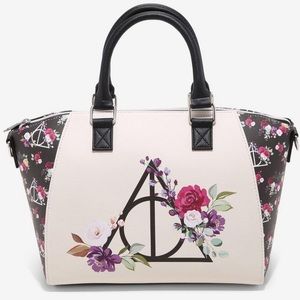 🌸NWOT Floral Deathly Hallows Harry Potter Purse🌸